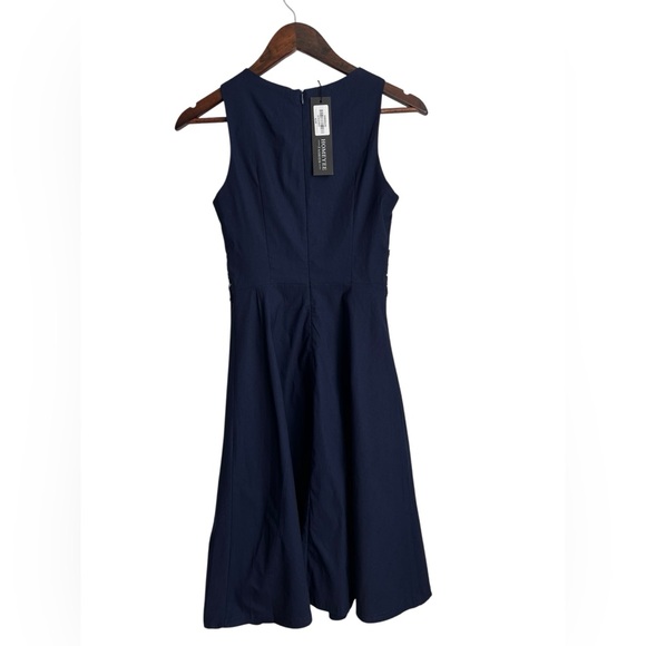 Homeyee Blue Fit and Flare NWT Navy Blue Dress - SZ: Small (4) - Picture 2 of 7
